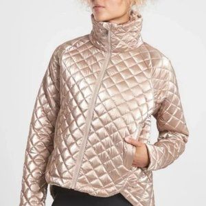 NWOT Athleta Whisper Jacket - Champagne